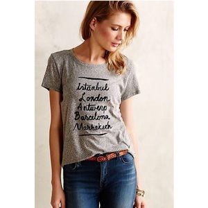 Anthropologie T.La Afternoon Abroad T-shirt
